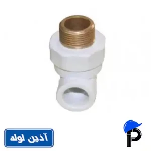 زانو یکسر مغزی فلزی پلی پروپیلن آذین لوله